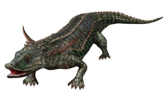 有角鳄：身长五米的美洲远古链鳄
