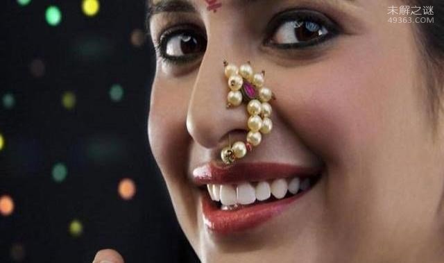 印度女性的鼻饰,这个跟印度牛有关系么
