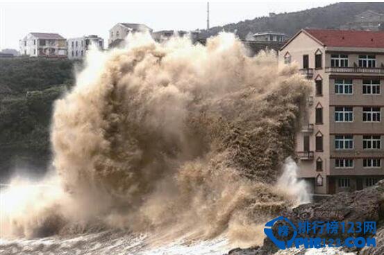 中国史上最强台风排名,台风海燕仅排第二(16232人死/损失710万）