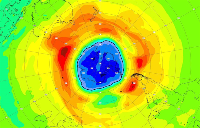 热带上空现四季臭氧洞 面积为南极空洞的七倍