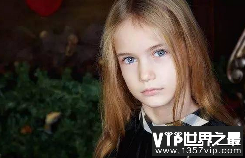 俄罗斯最漂亮的女模特,9岁的气质,马尔塔·克里洛娃