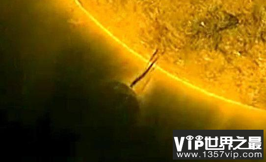太阳周围出现巨型ufo，体型比地球还大