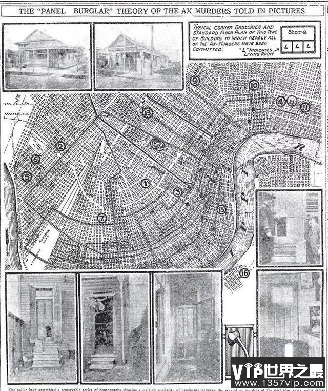 新奥尔良斧头杀人魔，用斧头杀害8个意大利杂货商(未破悬案)