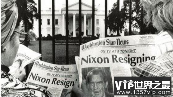 美国尼克松水门事件，直接导致尼克松下台(美国政治丑闻)