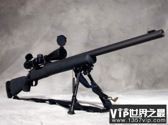 美国的m24狙击步枪，射程可达1公里(www.5300tv.com)