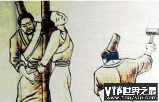 古代女子宫刑，幽闭之刑(用木槌捶落女性子宫让其不能性X)