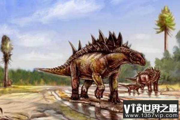 匈牙利龙(Hungarosaurus)：个头不高，长有五对尖刺的恐龙