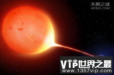 宇宙超大恒星生命末期将疯狂“减肥”