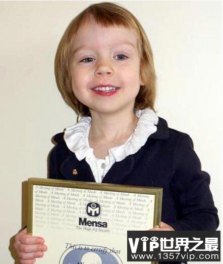世界上智商最高的小孩，艾丽斯·阿莫斯(3岁时智商超爱因斯塔)