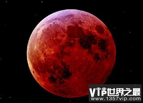 红月亮是什么兆头，预示着人间将遭遇灾难(一种普通的天文现象)