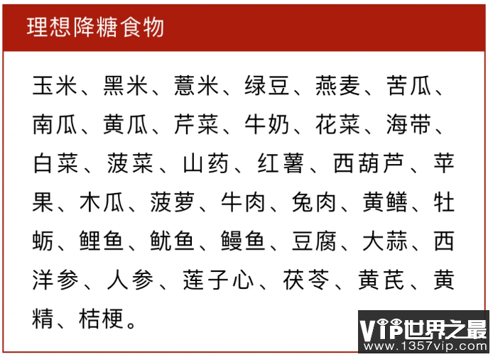 血糖高不能吃什么食物，建议看看控糖食物一览表！