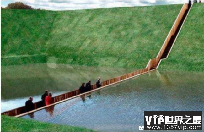 世界上最奇妙的隐身桥 摩西桥低于水面(位于荷兰)