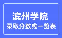 2023年高考多少分能上滨州学院？附滨州学院各省录取分数线一览表