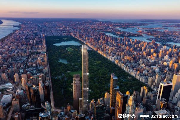 世界上最高住宅大楼 房价超1亿美元(中央公园大厦)