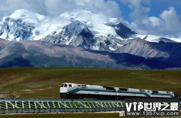 世界上海拔最高的铁路 青藏铁路海拔5072米(长1956公里)