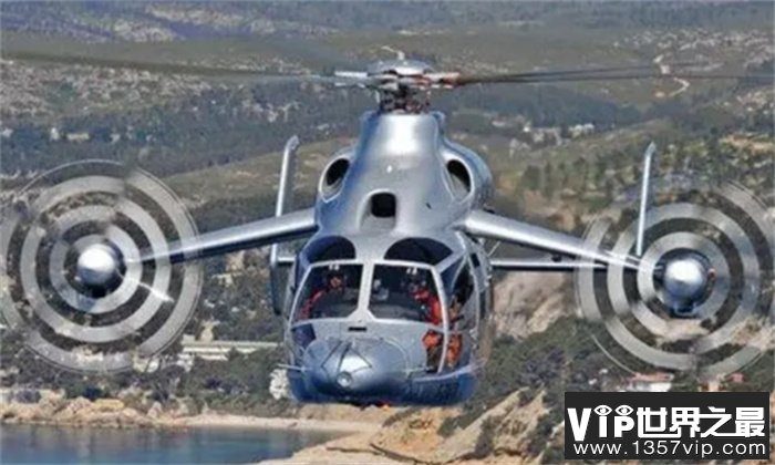 世界上最快的直升机 时速500km（超级直升机）