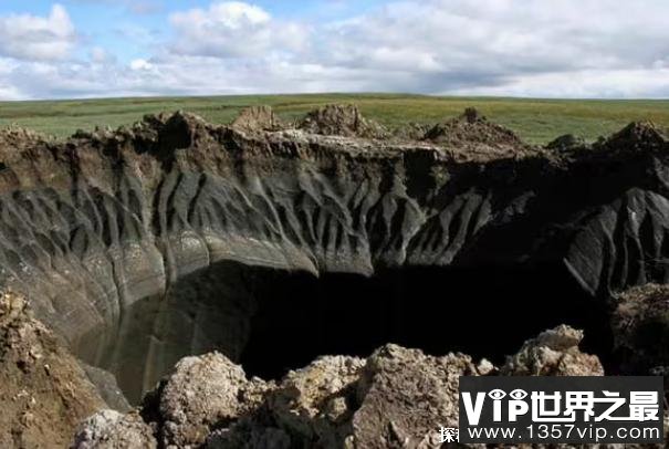 世界上最大的天坑 俄罗斯西伯利亚的末日天坑(直径达80米)
