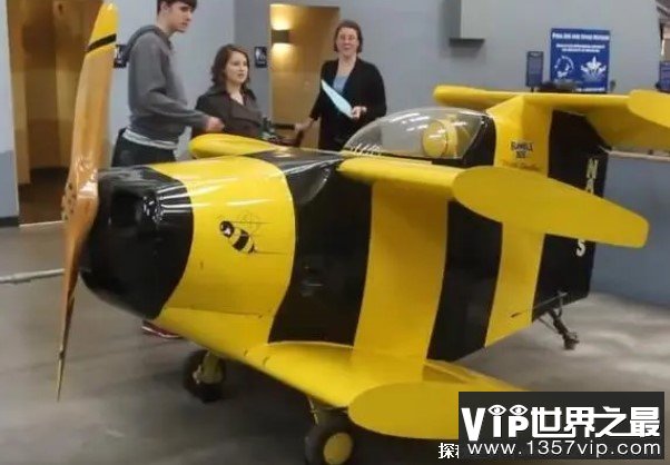 世界上最小的载人飞机 由美国设计师设计(外观简洁)