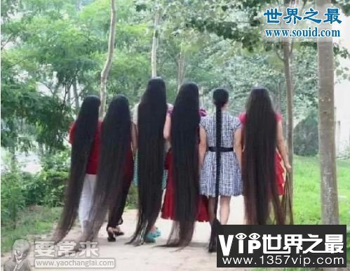 世界上最长的头发，头发最长的人(16.7米)