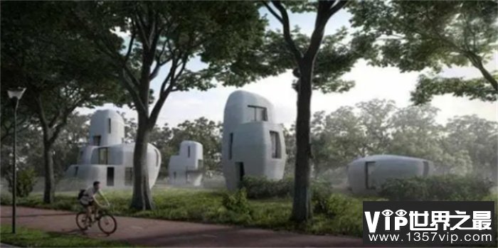 世界上第一个3D混凝土打印的住宅来了 盖套房子只要一天