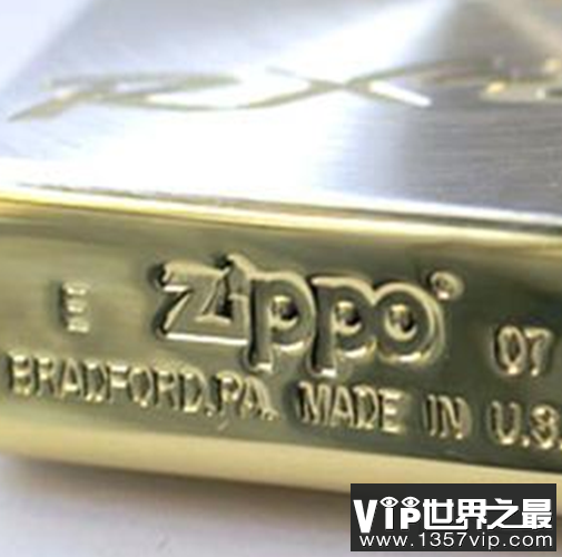 世界最贵打火机， Zippo排行第五。
