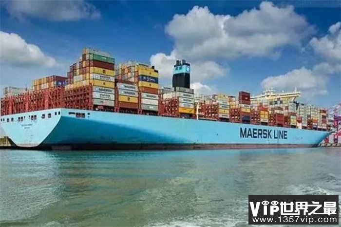 世界十大集装箱船有哪些（Madison Maersk(EEE)）