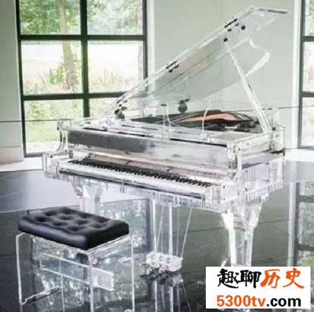 世界上最贵的十个钢琴，三百万的水晶钢琴也不如它