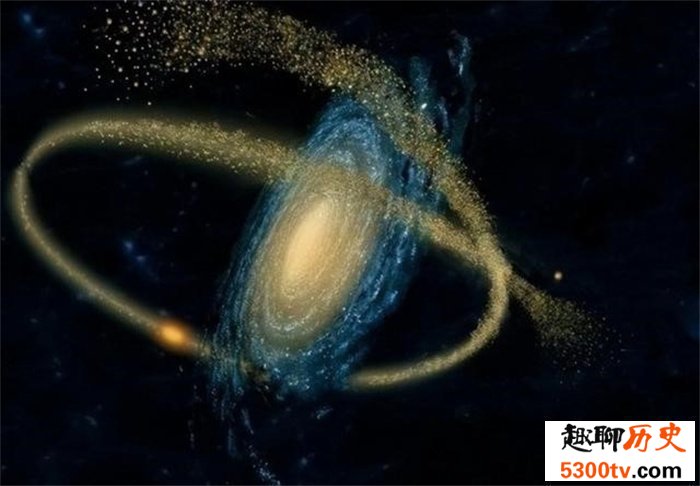 银河系晕中的巨大磁环