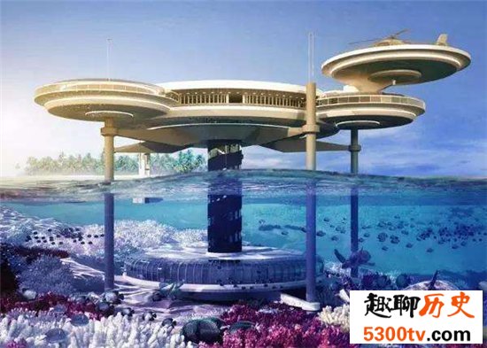 迪拜水下酒店设计奢侈，可达到十一星酒店规模