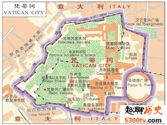 梵蒂冈面积非常小，常住人口仅有540人而已